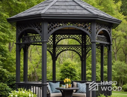 Восьмиугольная беседка в английском стиле №85 - фото 1871