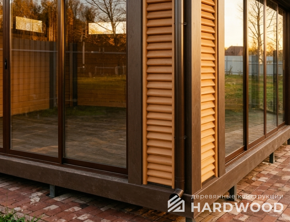 Беседка с четырехскатной крышей №94 - фото 2254