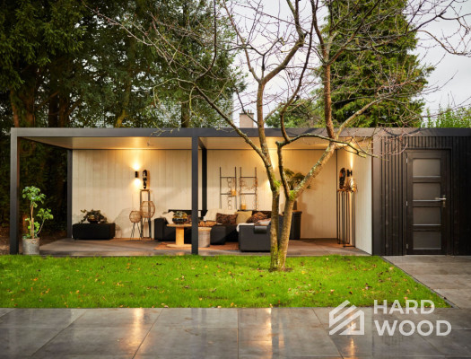 Открытая беседка с хозблоком под одной крышей №67 - фото 1715